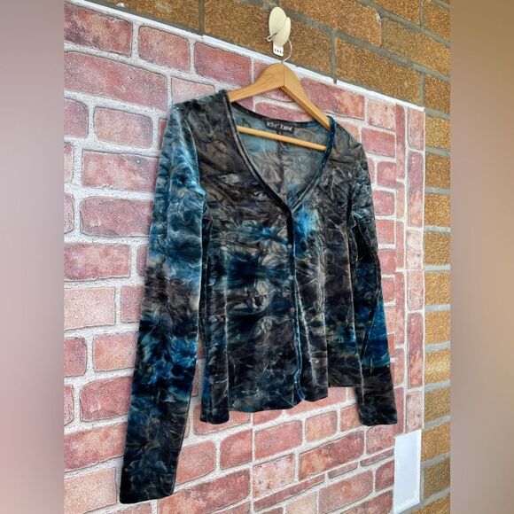 Betsey Johnson vintage set Y2K velour 2 piece size L/M - Picture 5 of 17